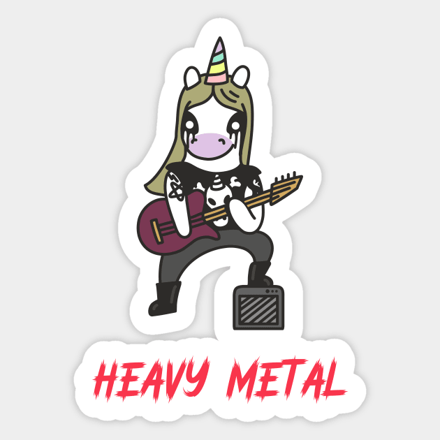 Heavy Metal - Unicorn Series Sticker by WizardingWorld